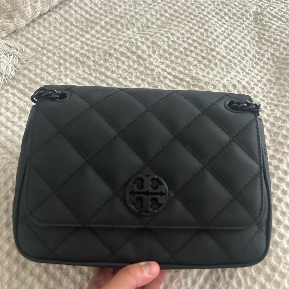 Tory Burch Black Quilted Shoulder Bag
